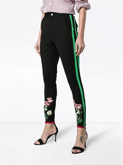 pantaloni gucci donna floreali|Pantaloni GUCCI Donna .